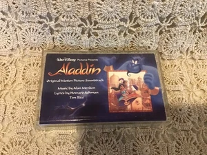 ALADDIN Disney Motion Picture Soundtrack Cassette Tape Tested - Picture 1 of 4