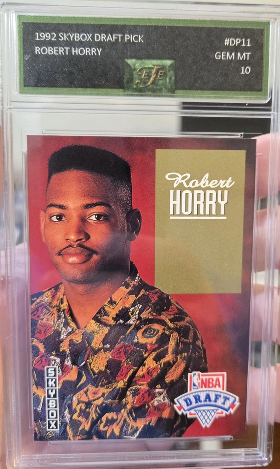 1992 SKYBOX Draft Pick Insert Robert Horry Rookie Card EJE Graded Gem Mint 10  - Image 1 of 1