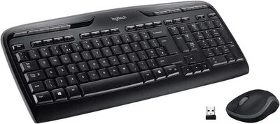 Logitech MK330 Wireless Keyboard and Mouse Combo - Black - Image 1 of 3