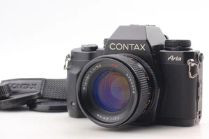 [MINT w/ Data Back] Contax Aria 35mm Film Camera Planer 50mm F1.4 AEJ From JAPAN - Picture 1 of 20