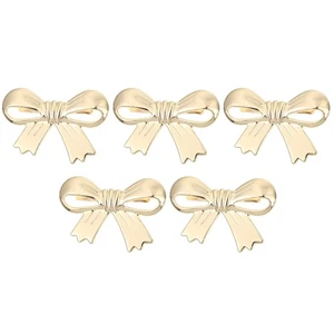 5 Pcs Butterfly Accessories Metal Purse Clasp Bag Inserted Buckle DIY - Picture 1 of 12