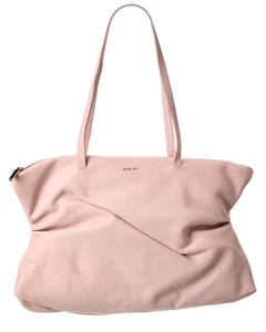 Bolso de Mano Jason Wu Extra Grande Cuero Lyla Acanalado Color Rosa Rubor NUEVO - Imagen 1 de 7