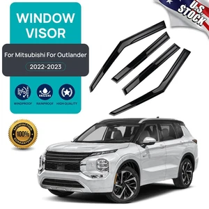 Kit de protección de paraseras de ventana para Mitsubishi Outlander 2022-2024 deflector ventilación - Imagen 1 de 13