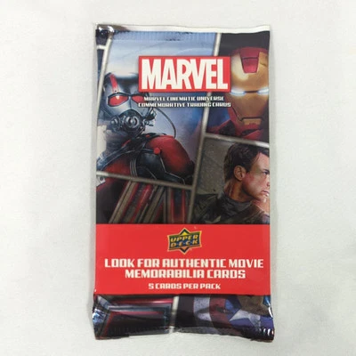 NEW Upper Deck Marvel Cinematic Universe Commemorative Trading Cards Pack 2017 - Image 1 of 2
