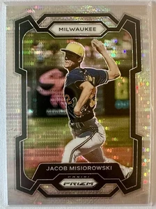 2024 Panini Prizm - Jacob Misiorowski #114 Pulsar Prizm /499 (RC) - Picture 1 of 4