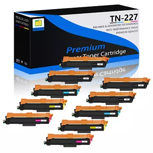 10x TN227 BK/C/M/Y Farbtoner Set für Brother TN223 HL-L3210CW HL-L3230CDW - Bild 1 von 19