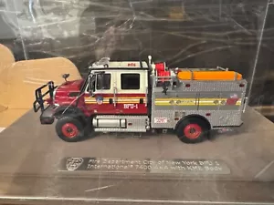 Fire Replicas FR055-1 International 7400 4x4 KME FDNY cepillo unidad de fuego BFU 1 1:50 - Imagen 1 de 4