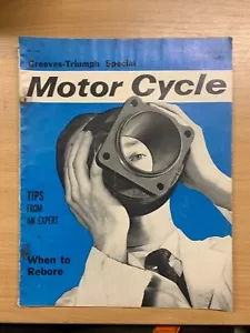 MOTOR CYCLE UK MAGAZINE #3176 30 APRIL 1964 - GREEVES-TRIUMPH SPECIAL (LL) - Picture 1 of 9