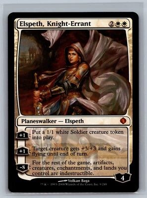 Magic The Gathering Shards of Alara Elspeth, Knight-Errant #9/249 MTG TCG CCG - Image 1 of 2