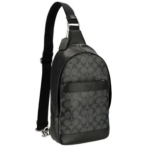 Coach Women�fs body bag 54787 CQ/BK CHARLES PACK Newarticle - Picture 1 of 3
