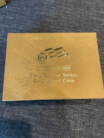 2009 First Spouse Series Anna Harrison Gold $10 w/COA Cover