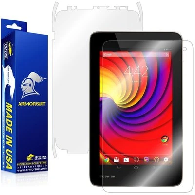 Protector de pantalla ArmorSuit MilitaryShield Toshiba Excite Go + Recubrimiento de cuerpo completo EE. UU. Foto 1 de 4