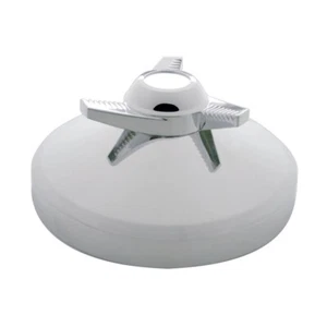 8" Chrome Rear Hub Cap w/ 3 Bar Right Swing Spinner - Picture 1 of 1