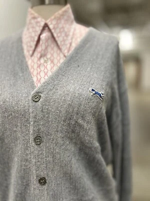 Cárdigan Vintage JCPenney "Suéter Zorro" Abuelo Hipster Geek Años 60-70 Foto 1 de 4