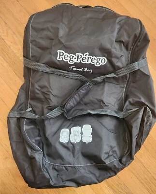 Peg Perego Car Seat Travel Bag Black Gate Check Infant Airplane travel - image 1 of 4