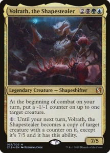 *FOIL* VOLRATH THE SHAPESTEALER NM Commander 2019 mtg Gold - Mythic - Picture 1 of 1