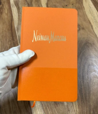 Neiman Marcus Hardcover Orange Journal Book - Image 1 of 4