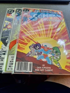 DC Comics Adventures of Superman Ausgaben 427, 458, 469 Sehr guter Erhaltungszustand/NM/8-64 - Bild 1 von 6