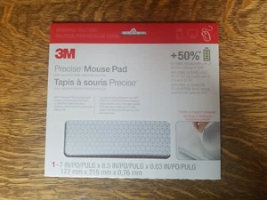 3M Precise Mouse Pad Repositionable Adhesive Back 8.5x7in Bitmap MP200PS-1EA - Picture 1 of 2