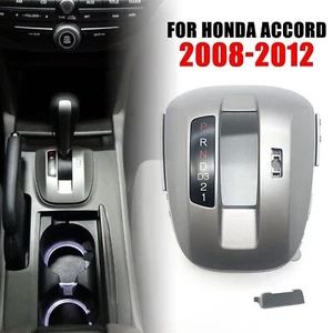 Fit For 2008-2012 Honda Accord Center Console Shifter Trim Plate Cover US - Picture 1 of 11