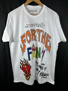 ✨Rod Wave Tour weißes T-Shirt "For the Fans" -Neu ohne Etikett- doppelseitig- Medium✨ - Bild 1 von 4