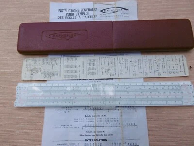 Règle à calcul GRAPHOPLEX  620d  (RIETZ) - Photo 1/4