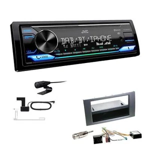JVC Digital 1-DIN Autoradio DAB+ Bluetooth für Ford S-Max anthrazit Canbus - Bild 1 von 6