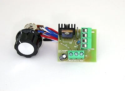PILOTLIGHTS.NET LED Dimmer PWM DC Lighting Dimmer Controller 24 VDC with Remote Knob for LED Inc