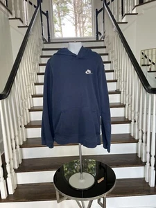 Nike Hoodie Jungen Navy Gr. Large - Bild 1 von 9