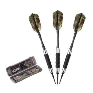 Fat Cat 16 g Realtree Xtra Green Camouflage Knurled Barrel Soft Tip Dart Set - Picture 1 of 7