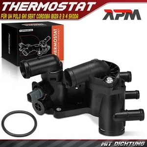 Termostato Refrigerante para VW Polo 6N1 6N2 Seat Córdoba Ibiza 2 3 4 Skoda - Bild 1 von 8