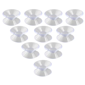Double Sided Sucker Pads 30mm Strong Adhesive Suction Cups 10 Pack - Picture 1 of 12