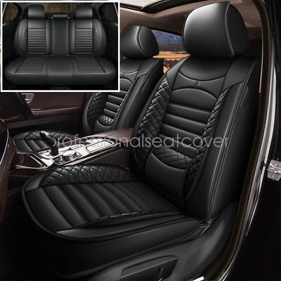 For Nissan Rogue 2010-2023 Full Set Car 5-Seat Covers Waterproof Leather Cushion - Image 1 of 4