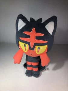 Litten Pokemon Takara Tomy Plüschtier 8 Zoll Stofftier Puppe 2017 Nintendo - Bild 1 von 20
