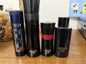 Armani code 4.2 oz EDT Armani Code Parfum 4.2 oz Emporio Armani Remix Men 3.4 oz - Picture 1 of 6