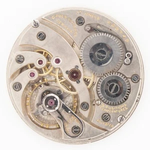 Movimiento Reloj Bolsillo Antiguo Gruen Calibre V4 17 Joyas 7 Ajustes - Imagen 1 de 5