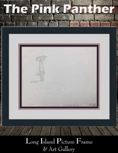 Foglio modello pantera rosa disegno personalizzato incorniciato P14 - Foto 1 di 4