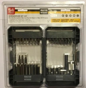 Master Mechanic 140101, 54-tlg. 1/4" Schaft Schraubendreher Bit Set - Bild 1 von 5