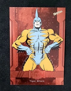2024 SkyBox Metal Universe Marvel Avengers #133 Tiger Shark Copper FX - Picture 1 of 2