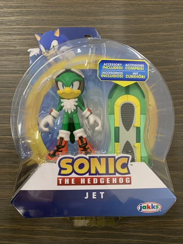 SONIC THE HEDGEHOG JET THE HAWK 4” Inch Action Figure JAKKS 2022 IN HAND Cover