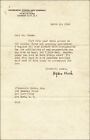 OGDEN NASH - TYPED LETTER SIGNED 03/16/1928