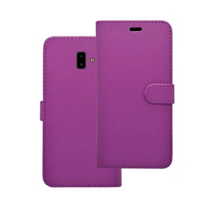 Für Samsung Galaxy J4+ 2018 Handy Hülle Wallet Flip PU Leder Kartenfach Cover - Bild 1 von 9
