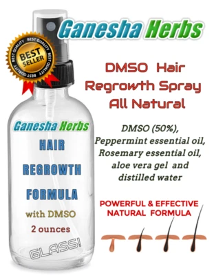 DMSO Hair Lotion Growth Spray Nourishing Roots Loss DHT Blocker  Stop Alopecia! - Image 1 of 4