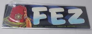 VTG NOS Label FEZ Masonic Tamouzian Brothers Unused - Picture 1 of 3