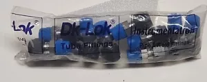 DK-LOK 1/4" Tube OD x 1/8" Mnpt Male Connector Fitting DMC-8-12N-S 10 Pack - Picture 1 of 8
