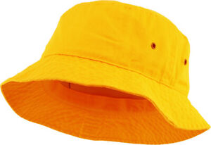 Bucket Hat Boonie Basic Hunting Fishing Outdoor Summer Cap Unisex Cotton Polyest