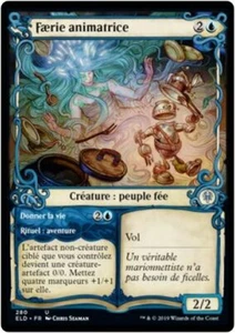 MTG Magic ELD - Animating Faerie/Færie animatrice, Showcase, FR - Picture 1 of 1