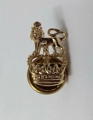Genuine British Royal Marines RM Issue Hat Badge Decoration Lion & Crown RM1A - Image 1 of 4