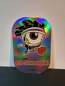 Vintage Stickers Eyeball Buddies Basketball Holographic Sticker VTG 02 - Picture 1 of 6