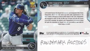 Vinnie Pasquantino KANSAS CITY ROYALS 2022 TOPPS NOW ROOKIE CUP TEAM RC-12 4015 - Picture 1 of 1